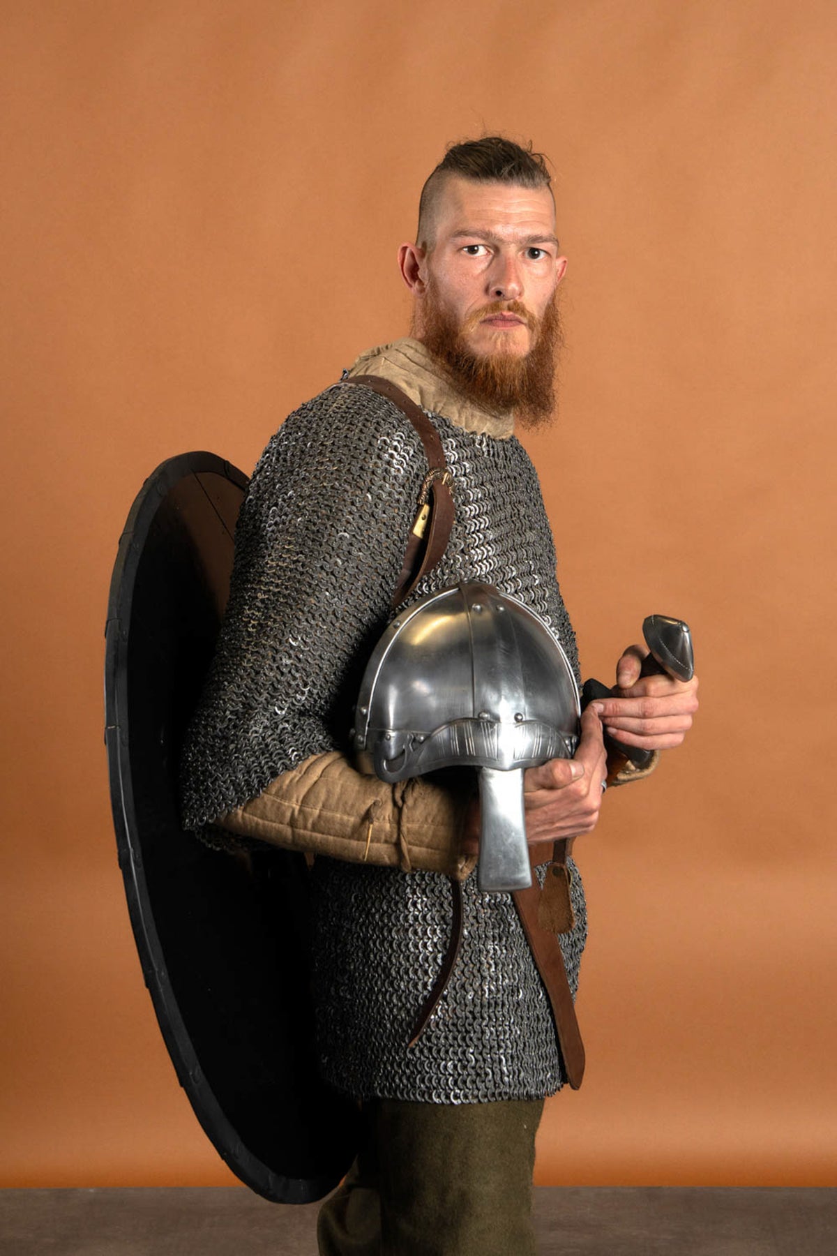 Casque viking à spangen Bjarni, 2 mm (prêt au combat)