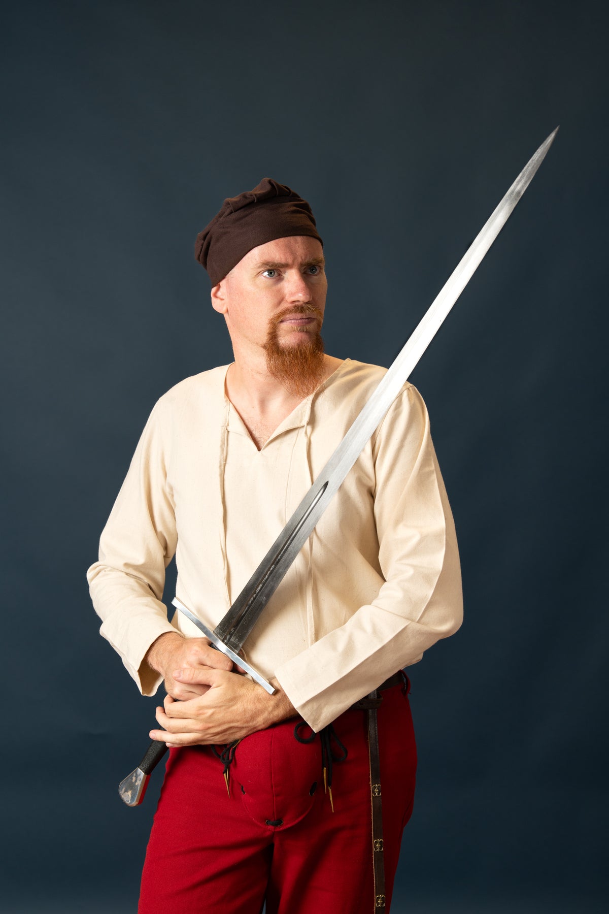 Late medieval cap Armin, brown