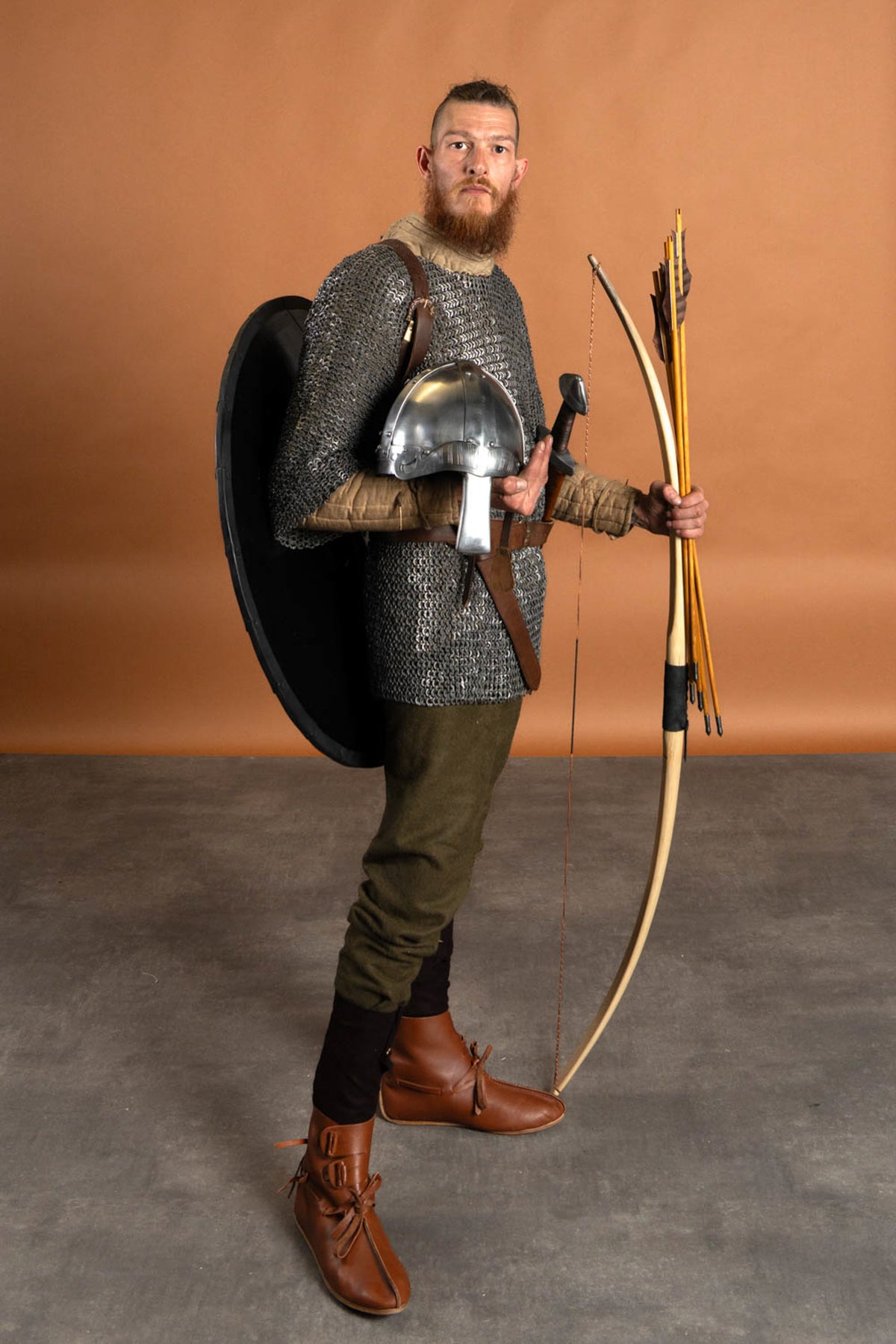 Casque viking à spangen Bjarni, 2 mm (prêt au combat)