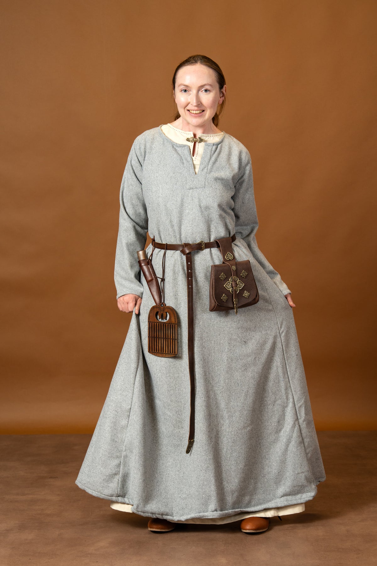 Viking dress Wilma, wool blend