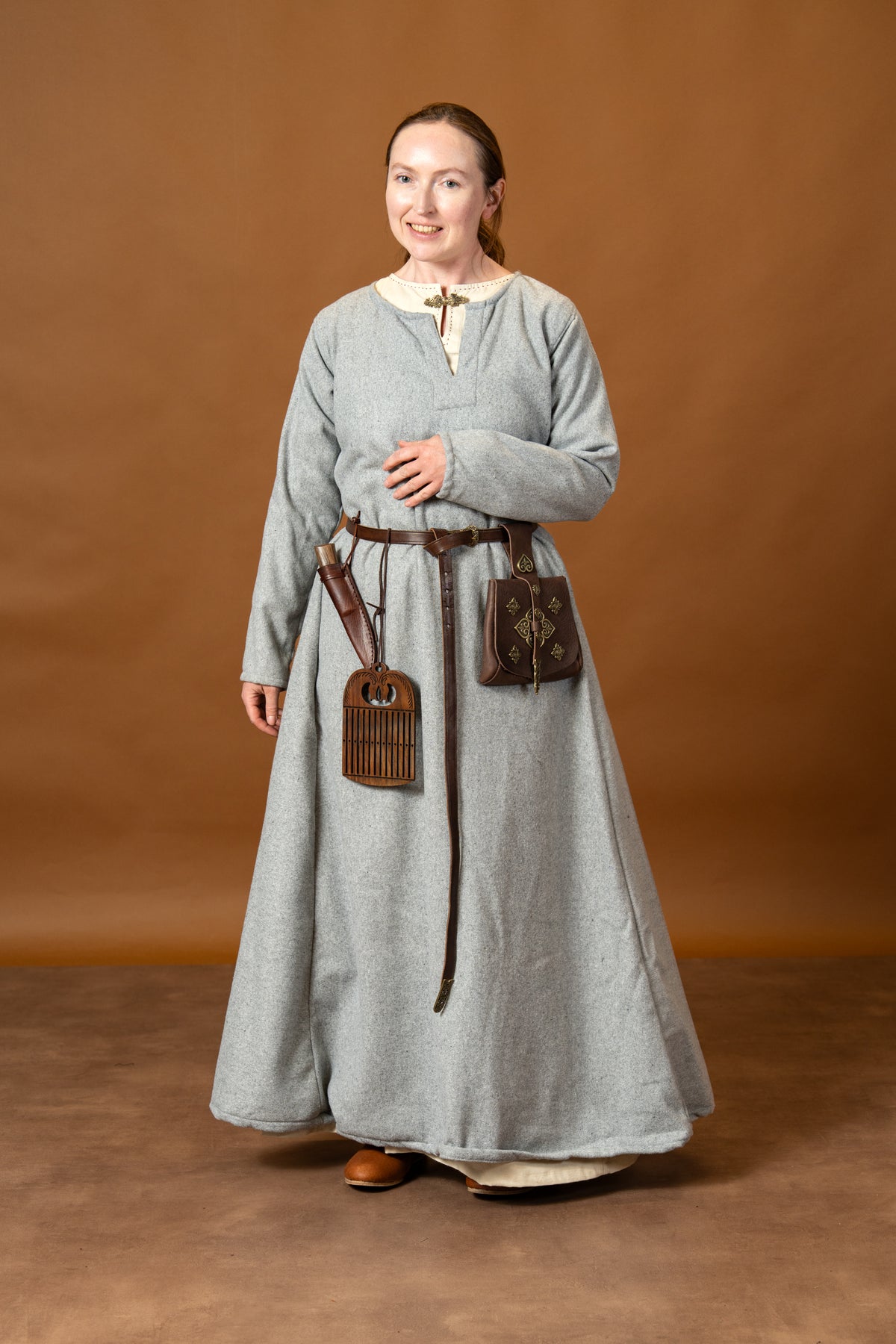 Viking dress Wilma, wool blend