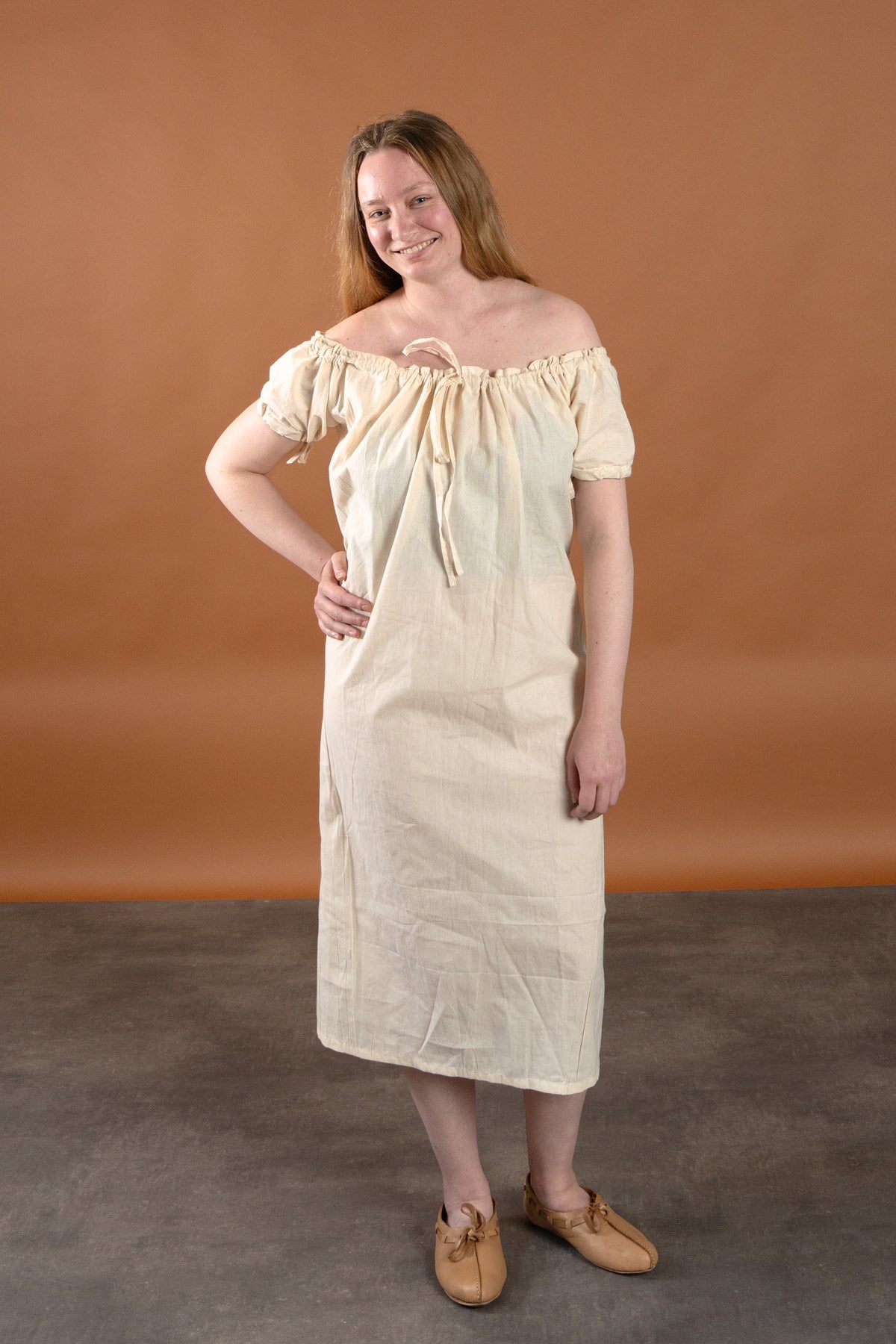 Ursula chemise, underkjole, natur