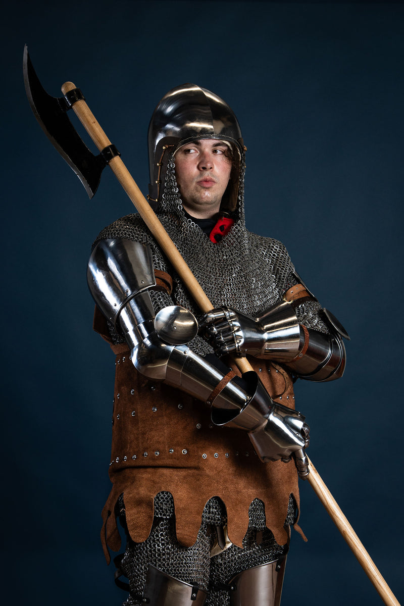 XIV-wieczne karwasze (ochraniacze ramion), 1,6 mm