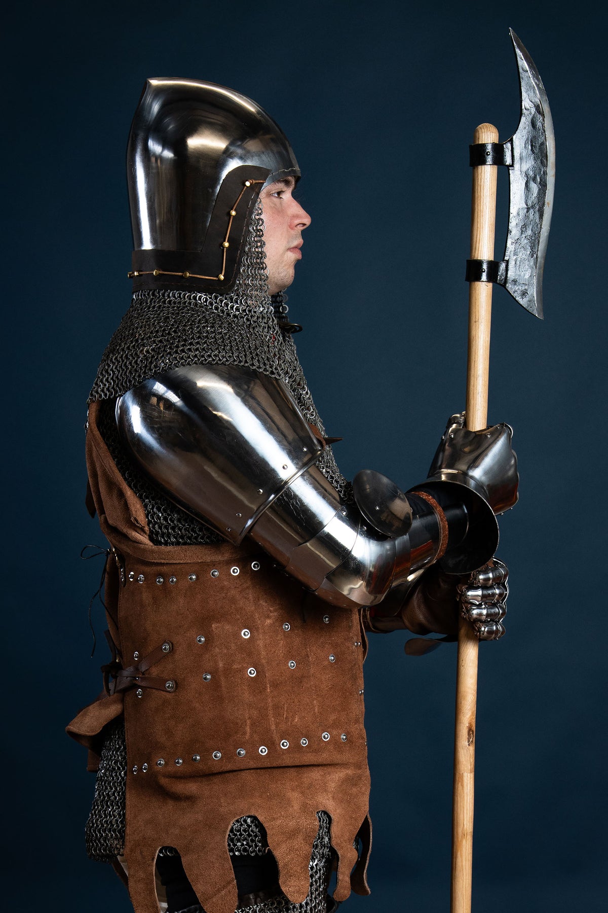 15th century voulge, semi-sharp