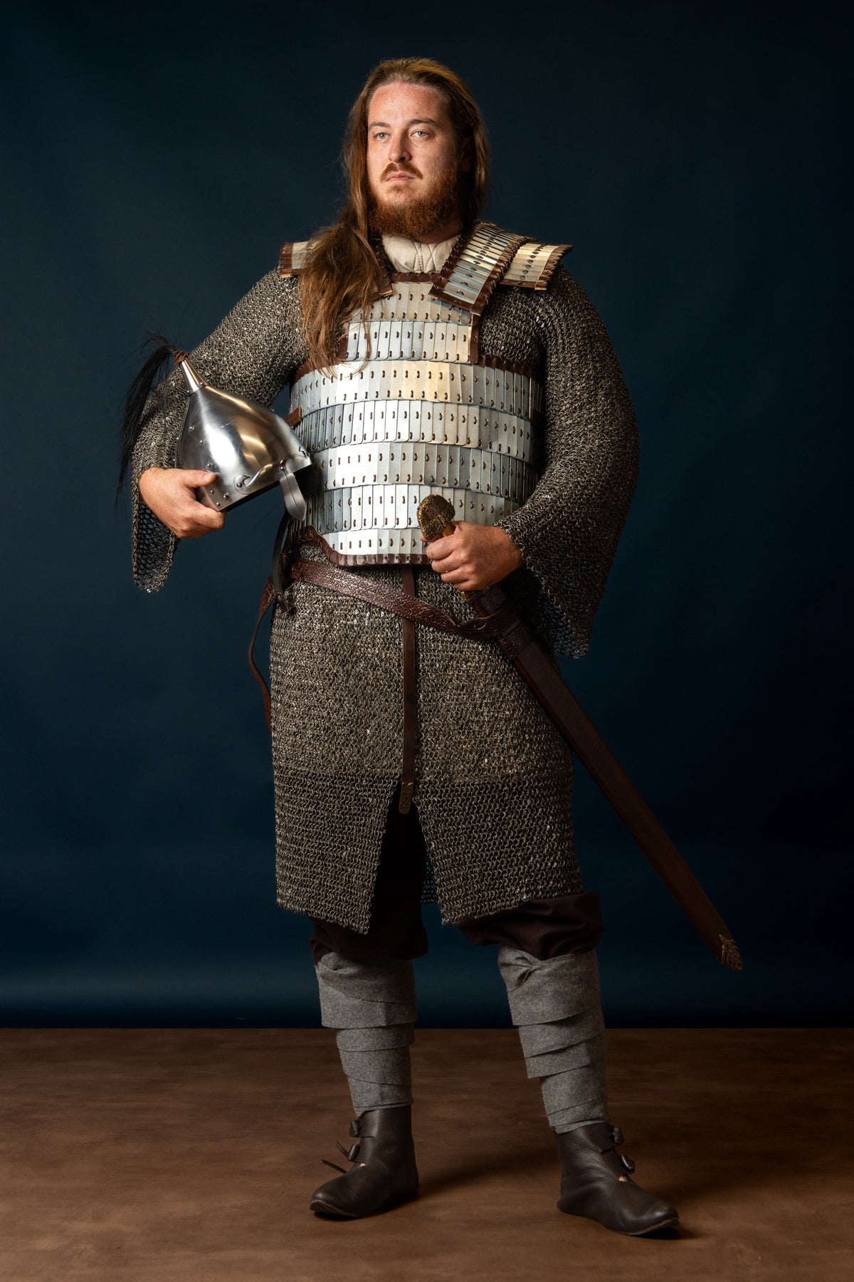 Ankstyvųjų viduramžių slaviška nasalinė šalma, 2 mm (battle-ready)