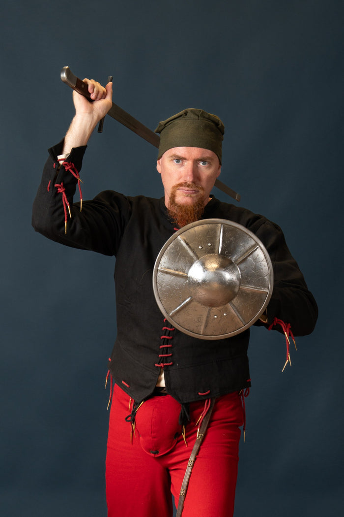 15th century arming doublet Bernhard, black