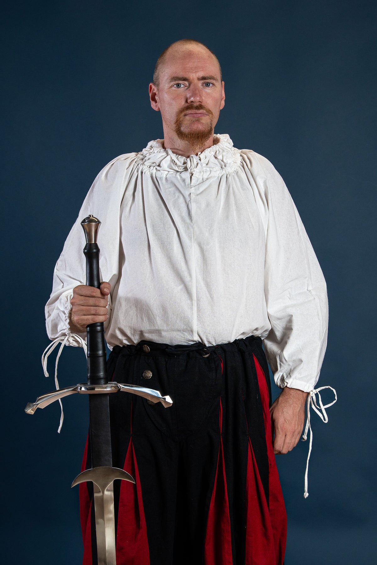 Renæssanceskjorte Cosimo, hvid