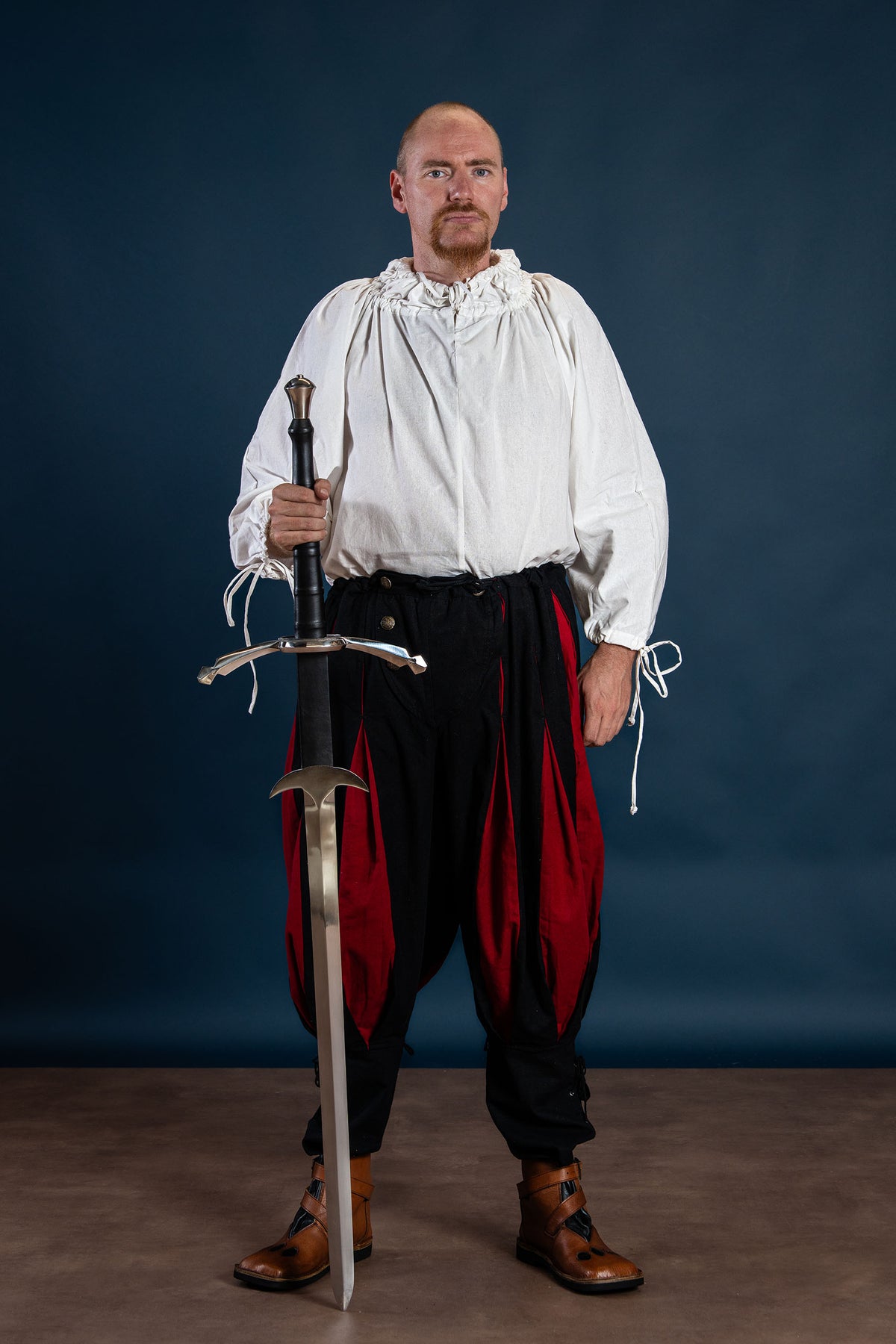 Renæssanceskjorte Cosimo, hvid