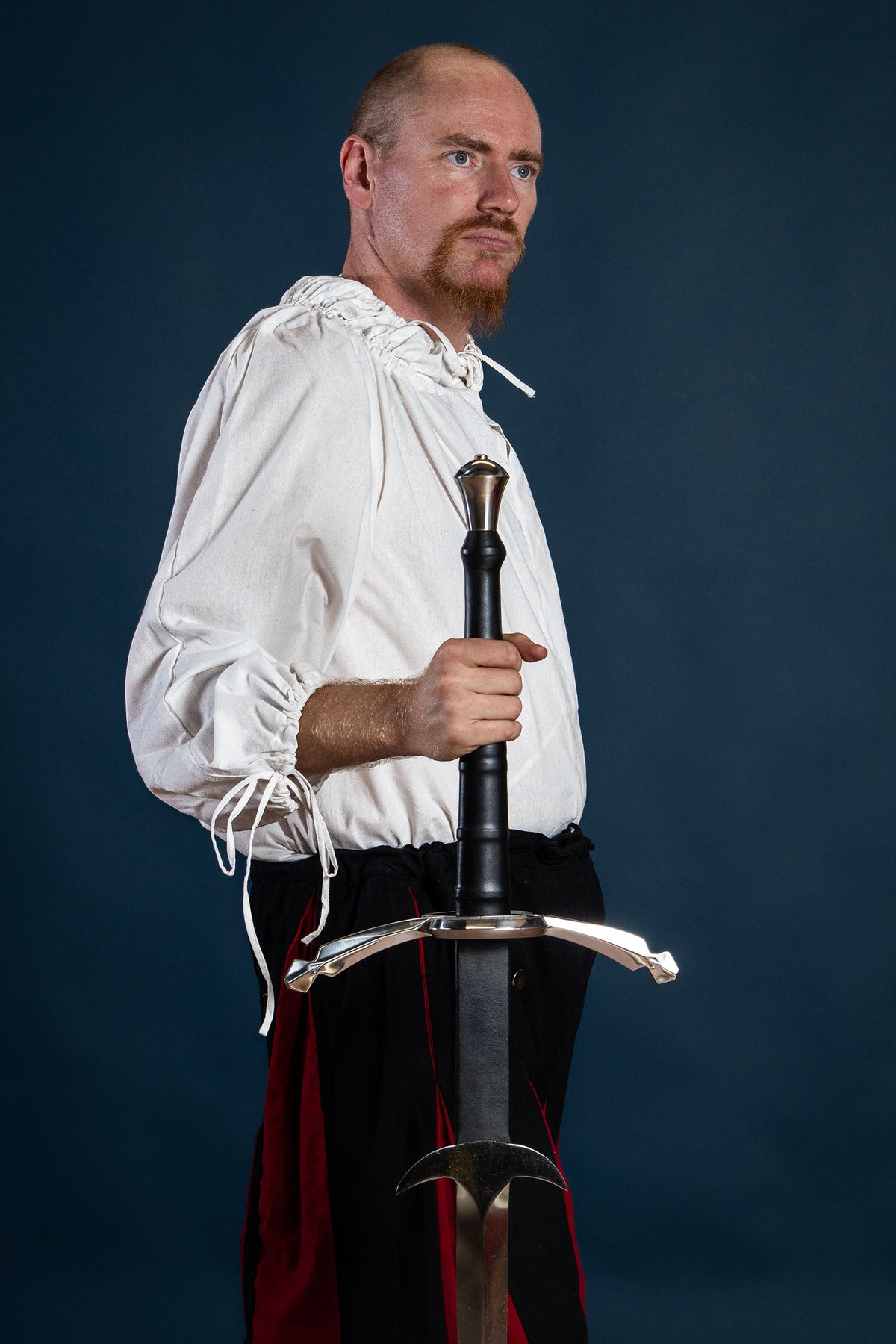 Renæssanceskjorte Cosimo, hvid