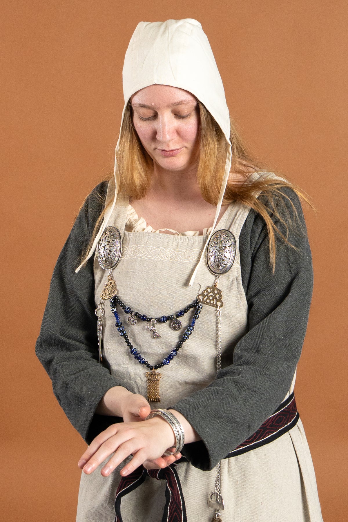 Capuche médiévale-Renaissance Gouda, naturel