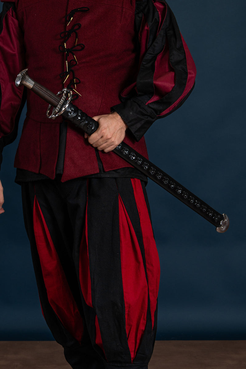 Katzbalger landsknechtów, półostry