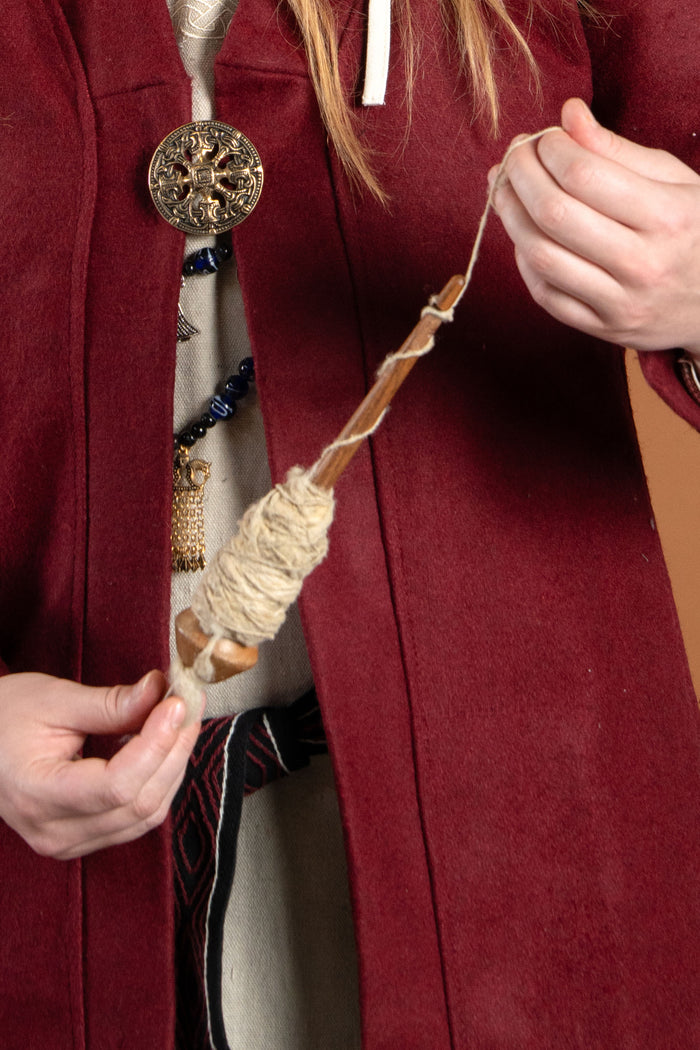 Medieval spining whorl of clay