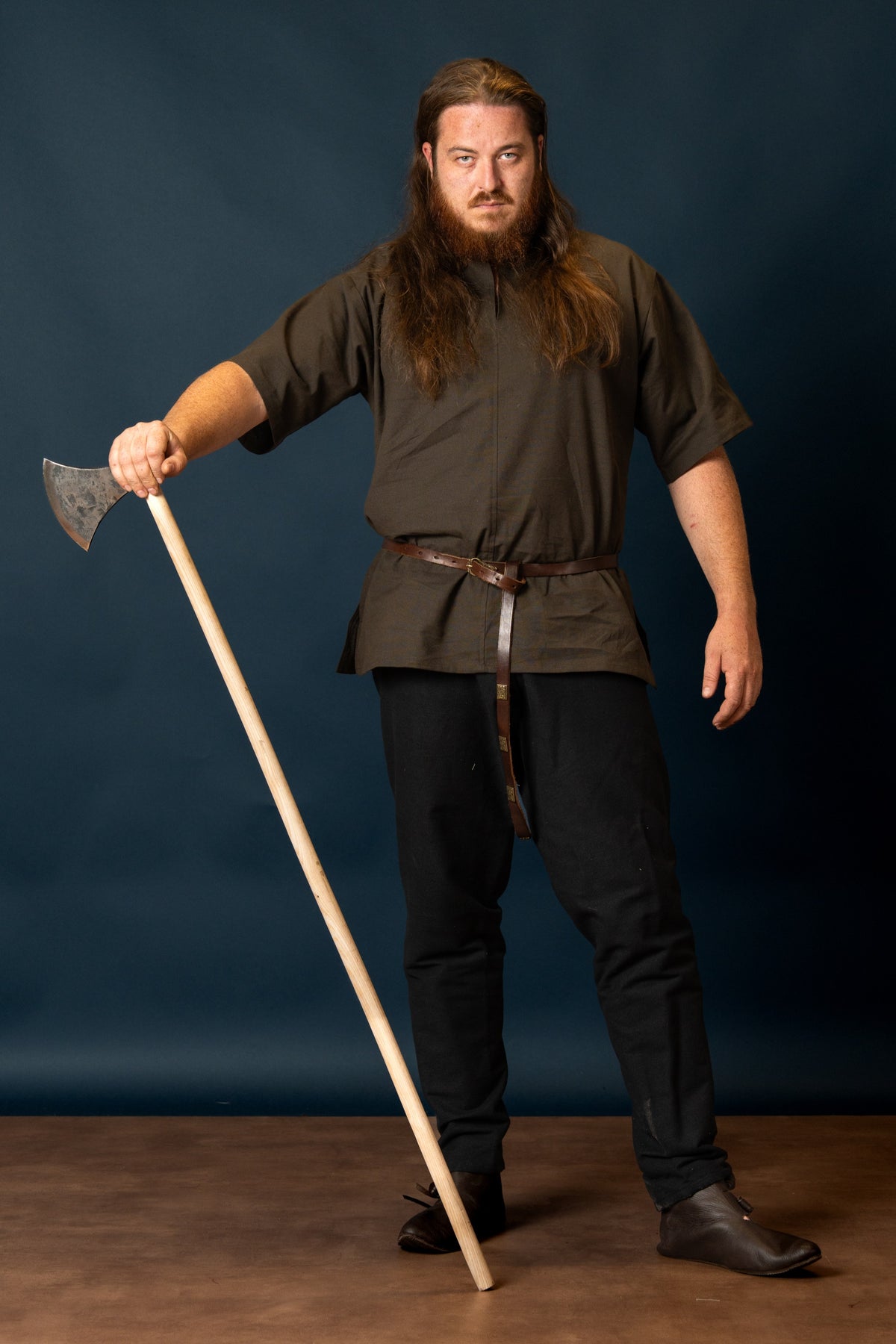 Viking tunic Uhtred, brown