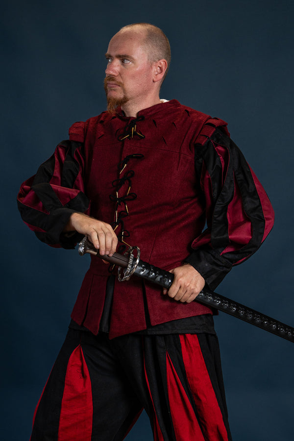 Doublet Columbus, rood, wolmix
