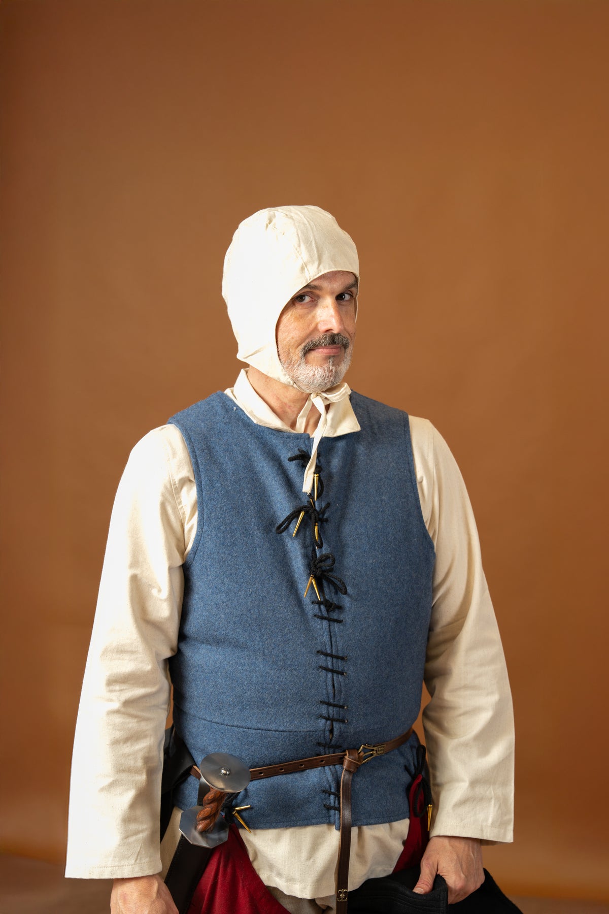 14th-15th Century Pourpoint, Wool, Blue