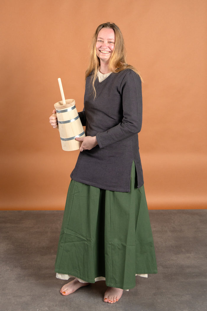 Tunic shield-maiden Frekja, grey