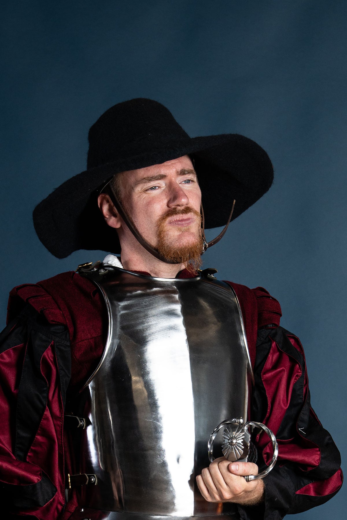 Hatt Guthrie, svart, ullfilt