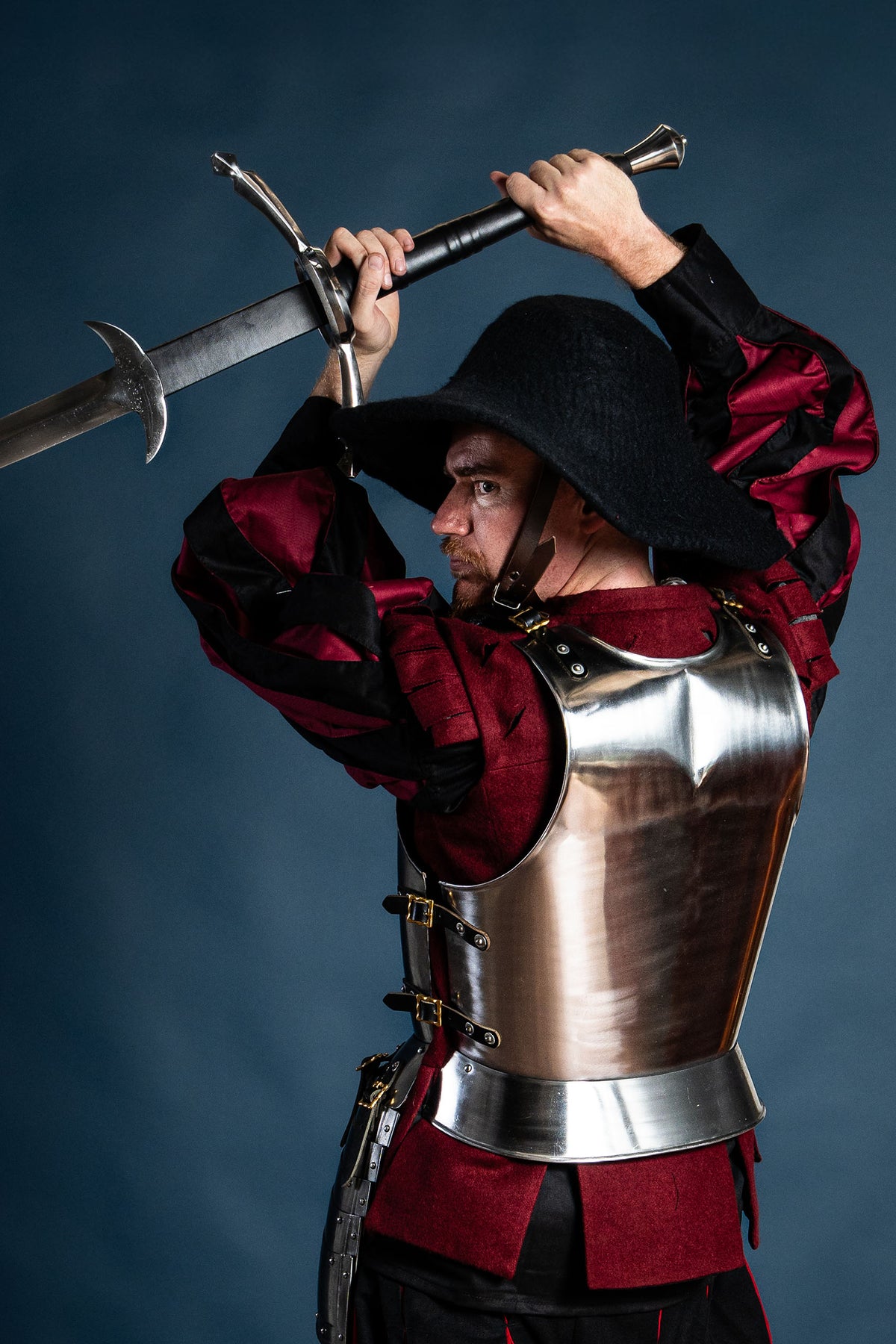 Hatt Guthrie, svart, ullfilt