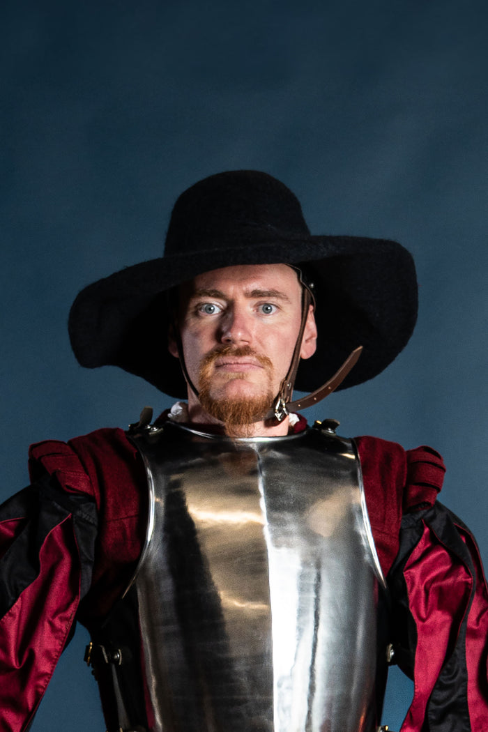 Hatt Guthrie, svart, ullfilt