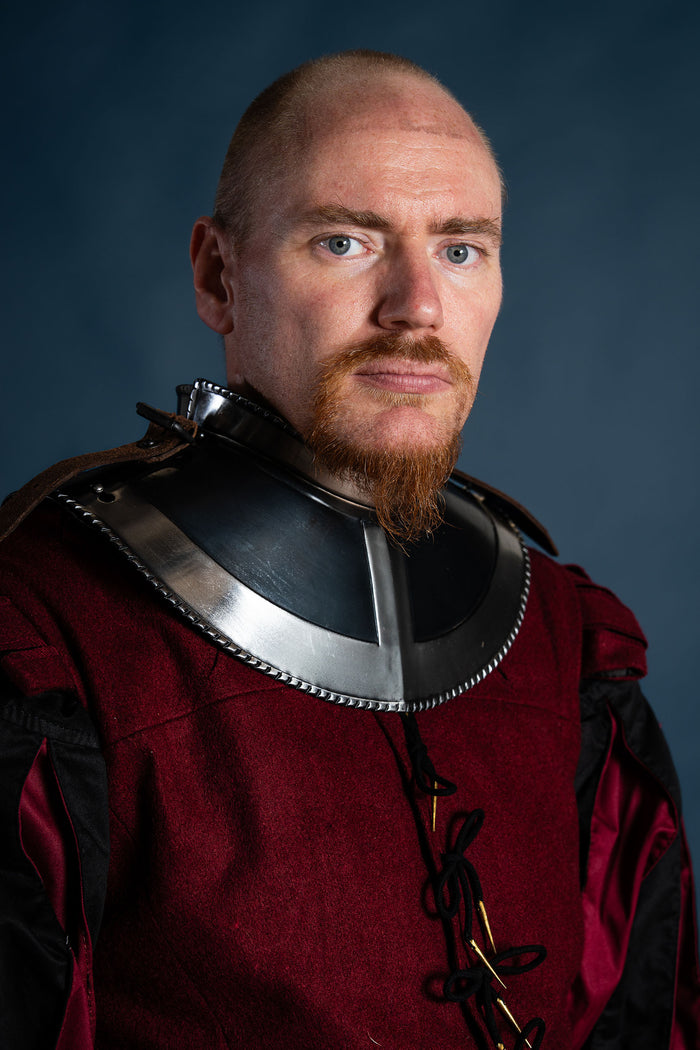 16e eeuwse Gorget Kaspar gebronsd, 1.2 mm