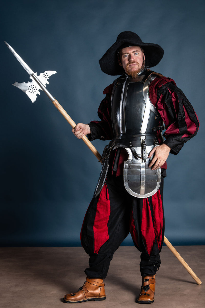 Hallebarde allemande, semi-tranchante