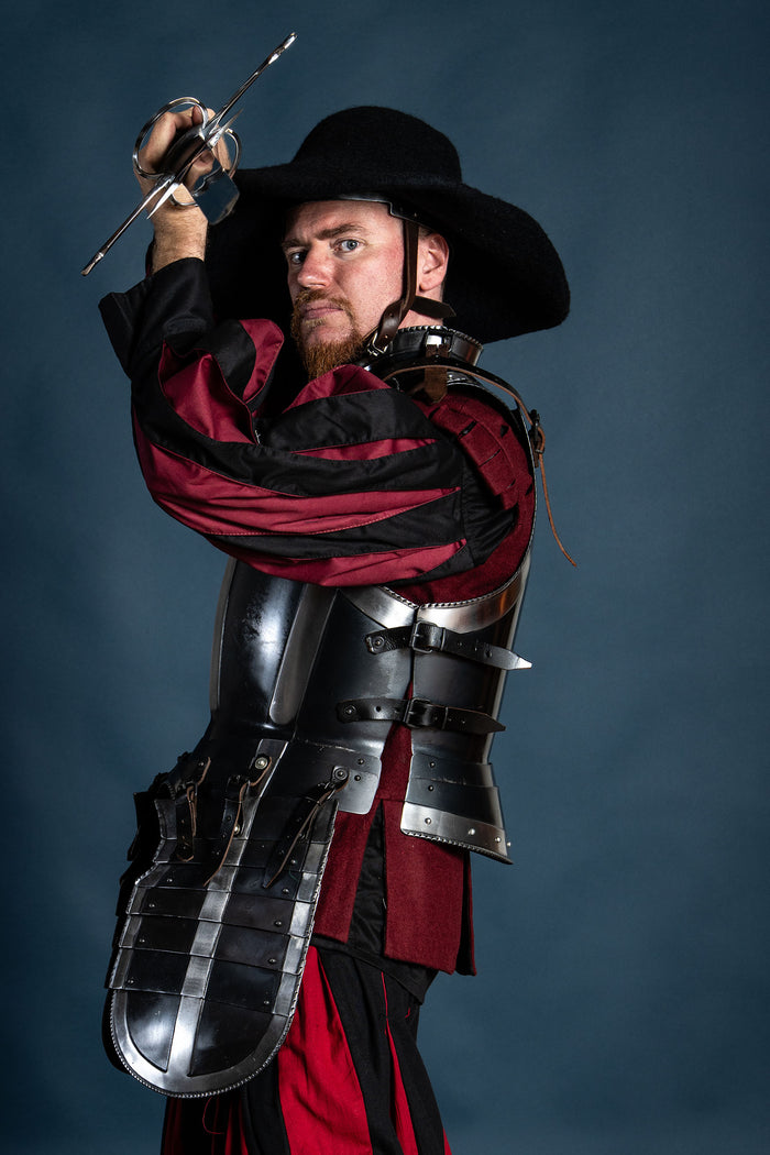 16e eeuwse Gorget Kaspar gebronsd, 1.2 mm