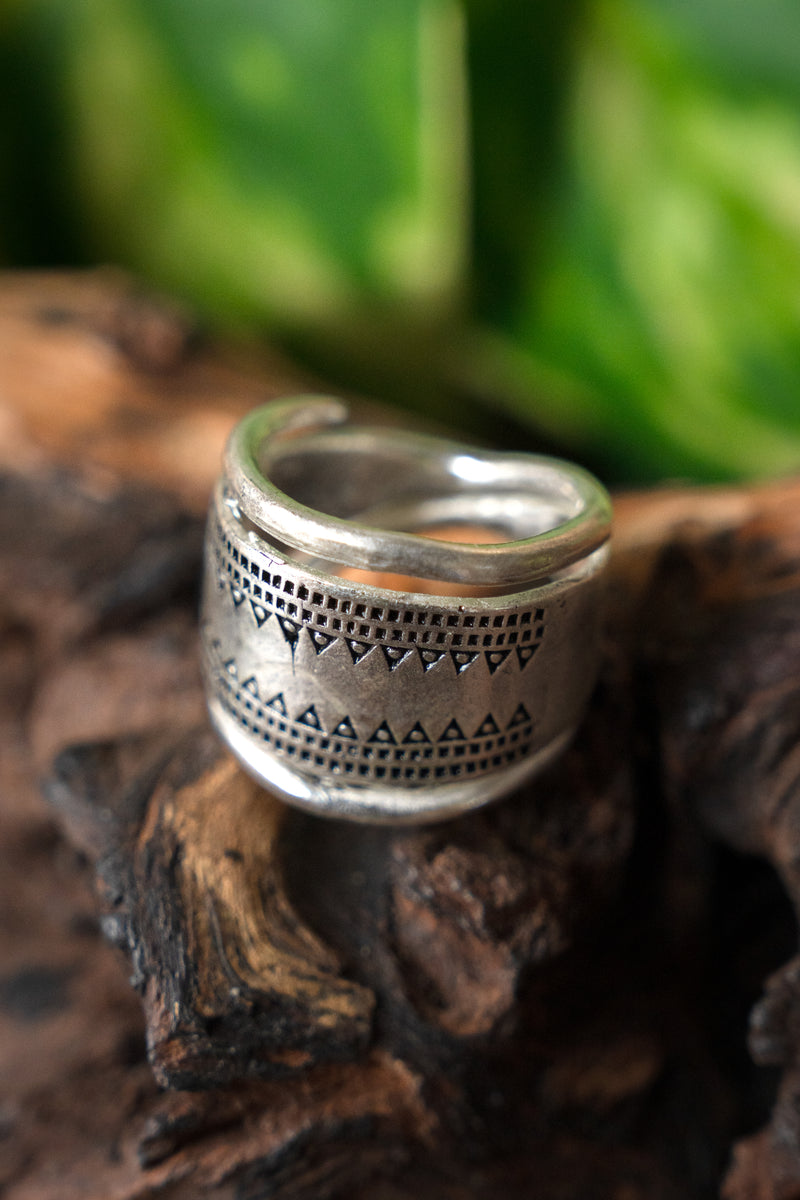 Anillo vikingo báltico, bronce plateado