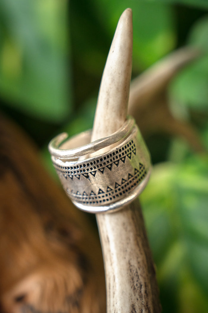 Viking ring, Baltic, silver-plated bronze