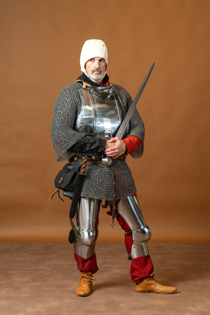 Milanese leg armor, 1.6 mm