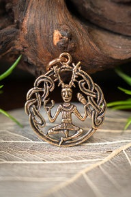 Cernunnos medál Gundestrup, bronz