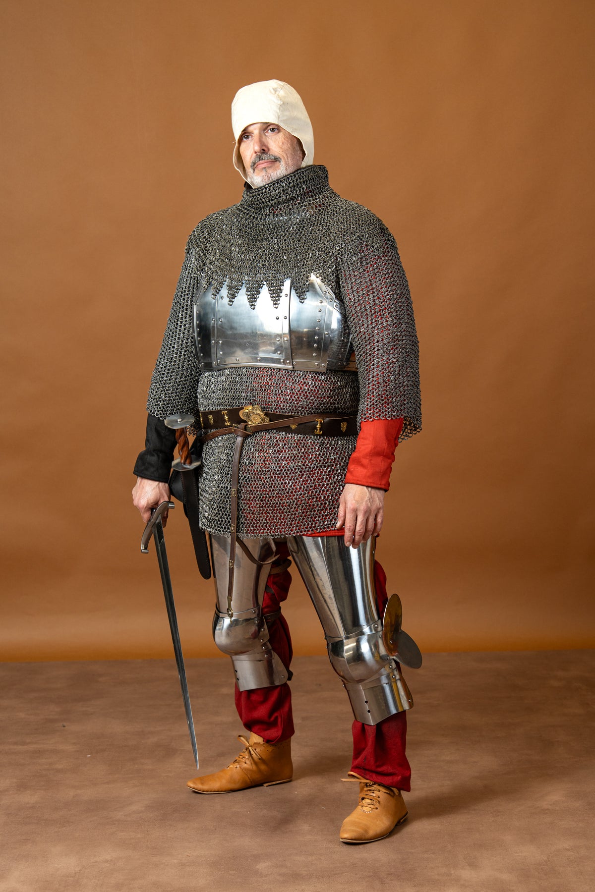Milanese leg armor, 1.6 mm