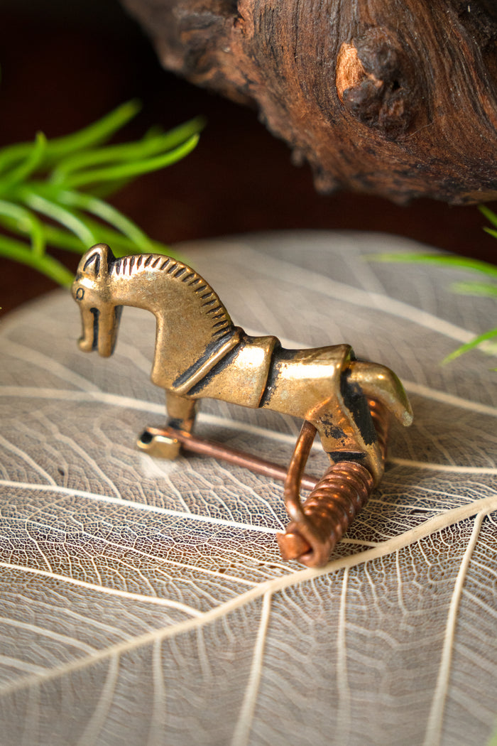 Keltisk hestefibula, bronze