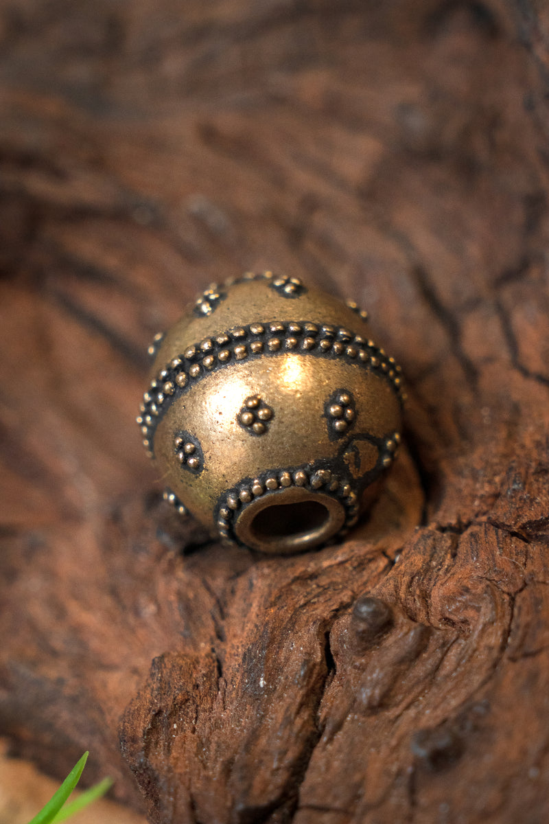 Vikingaskäggpärla Gotland, brons