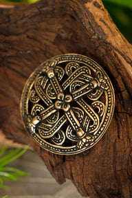 Borrē stila fibula no Somijas, bronza