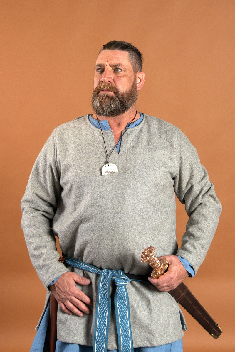 Tunika Lodin, grå, uldblanding