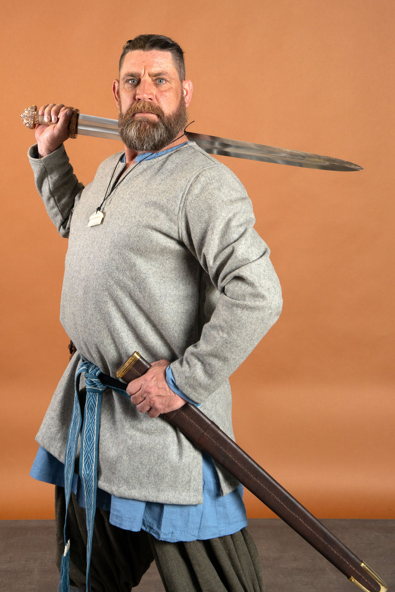 Tunika Lodin, grå, uldblanding