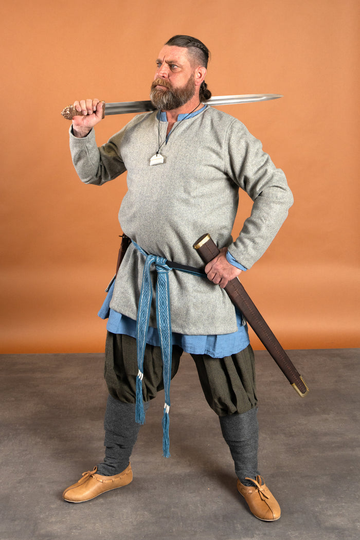 Vikingebælte Caja, blå, 235 cm