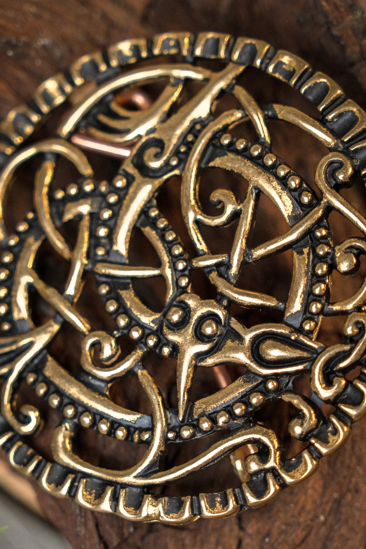 Brosza Pitney, brąz