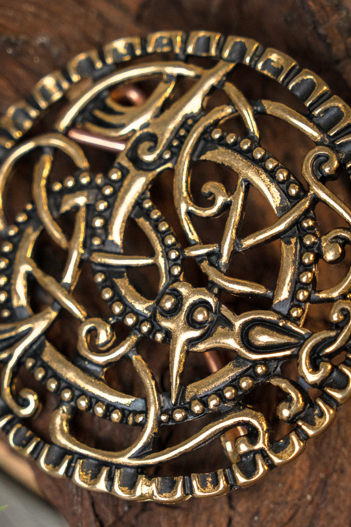 Brosza Pitney, brąz