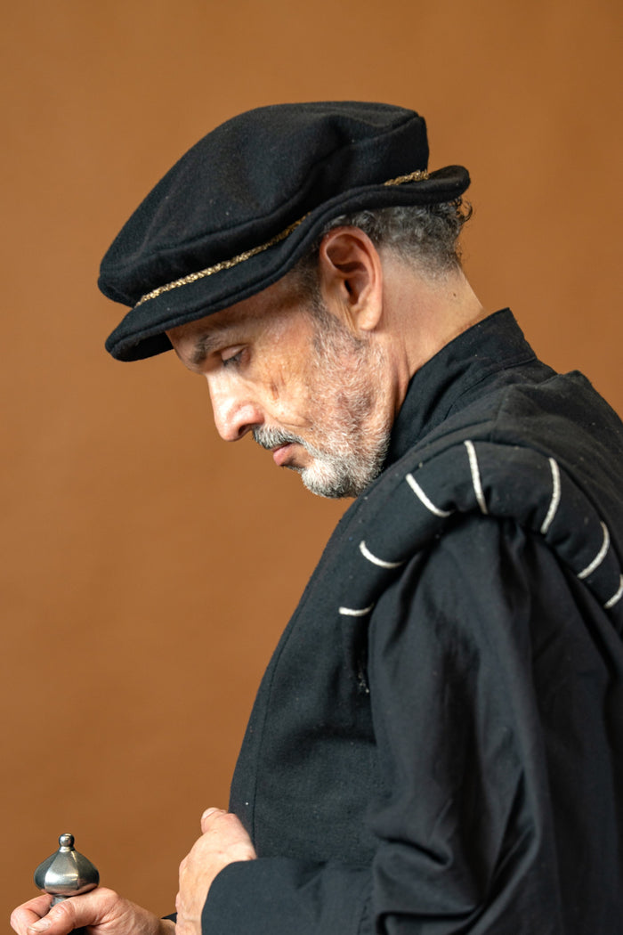 Hoed Edward, wolmix, zwart