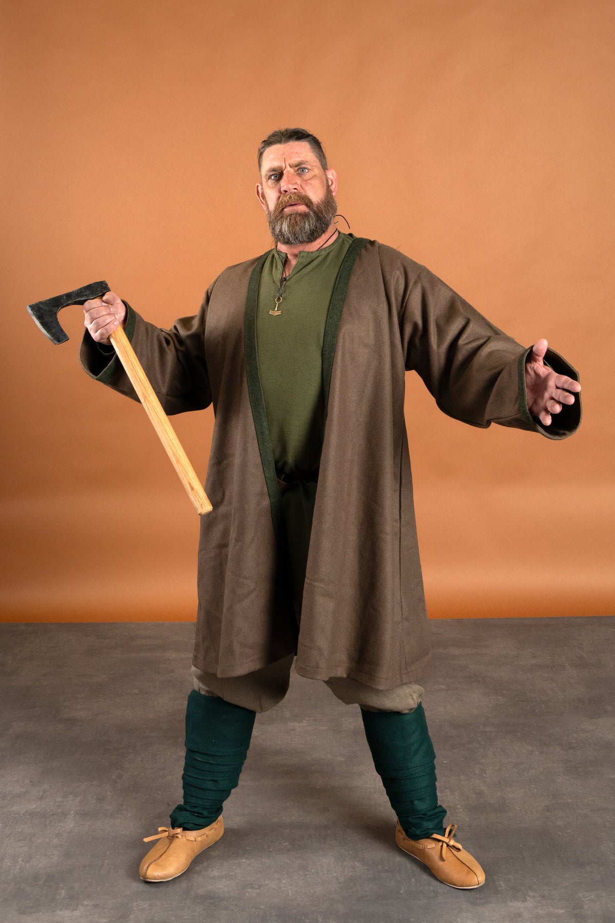 Viking axe, skeggox, type C, semi-sharp