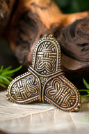 Dividing piece Borre style, brass