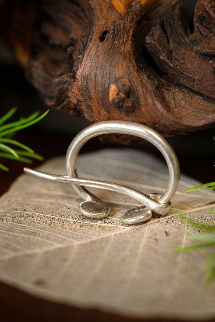 Lille ringfibula Birka, forsølvet bronze