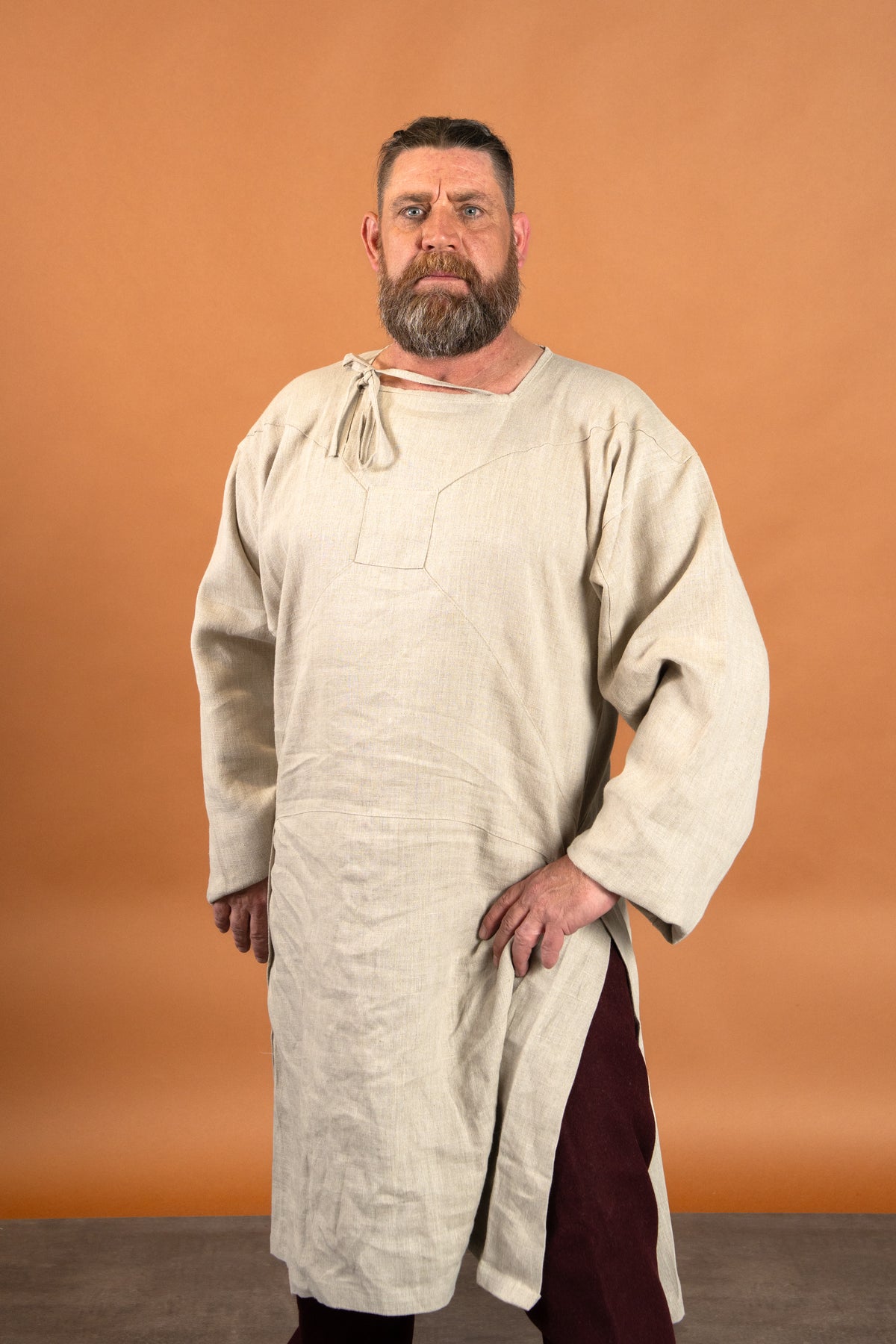 Viking undertunic Viborg, linen, natural