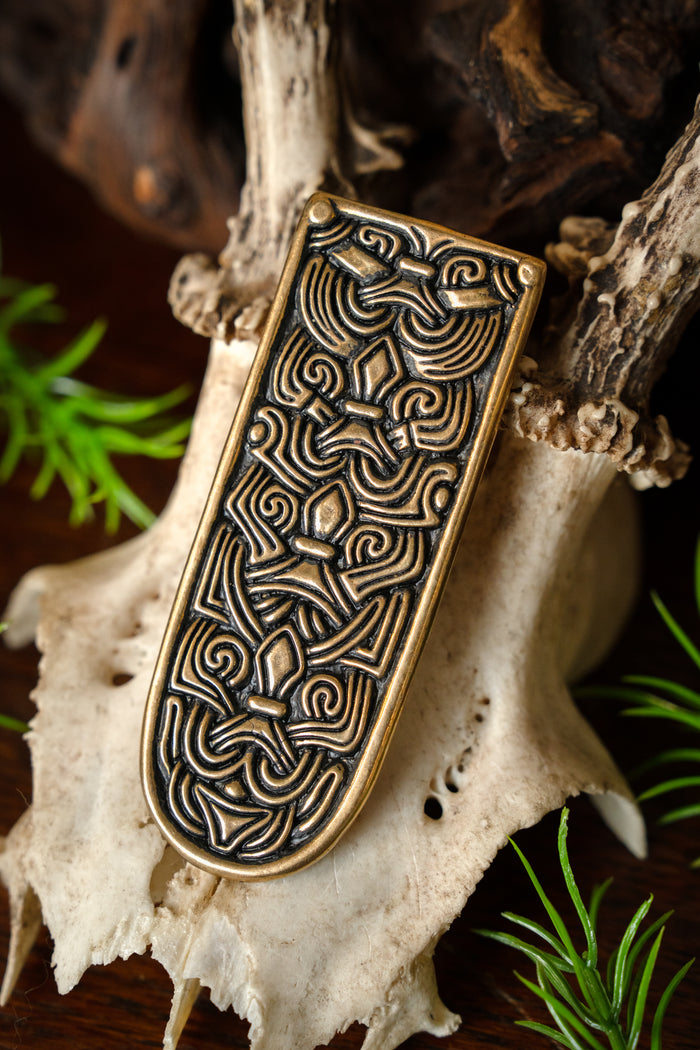 Lengüeta de cinturón vikinga, British Museum