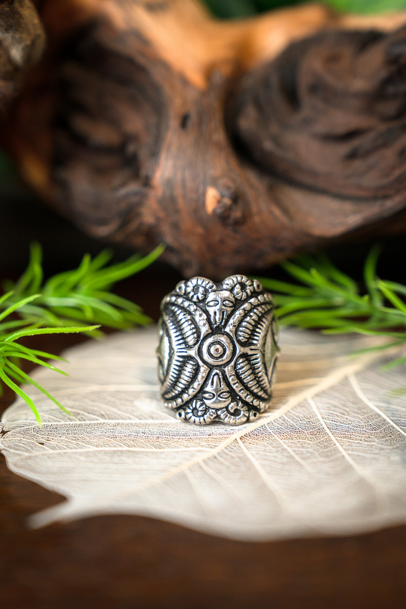 Keltisk La Tène-ring, forsølvet bronze