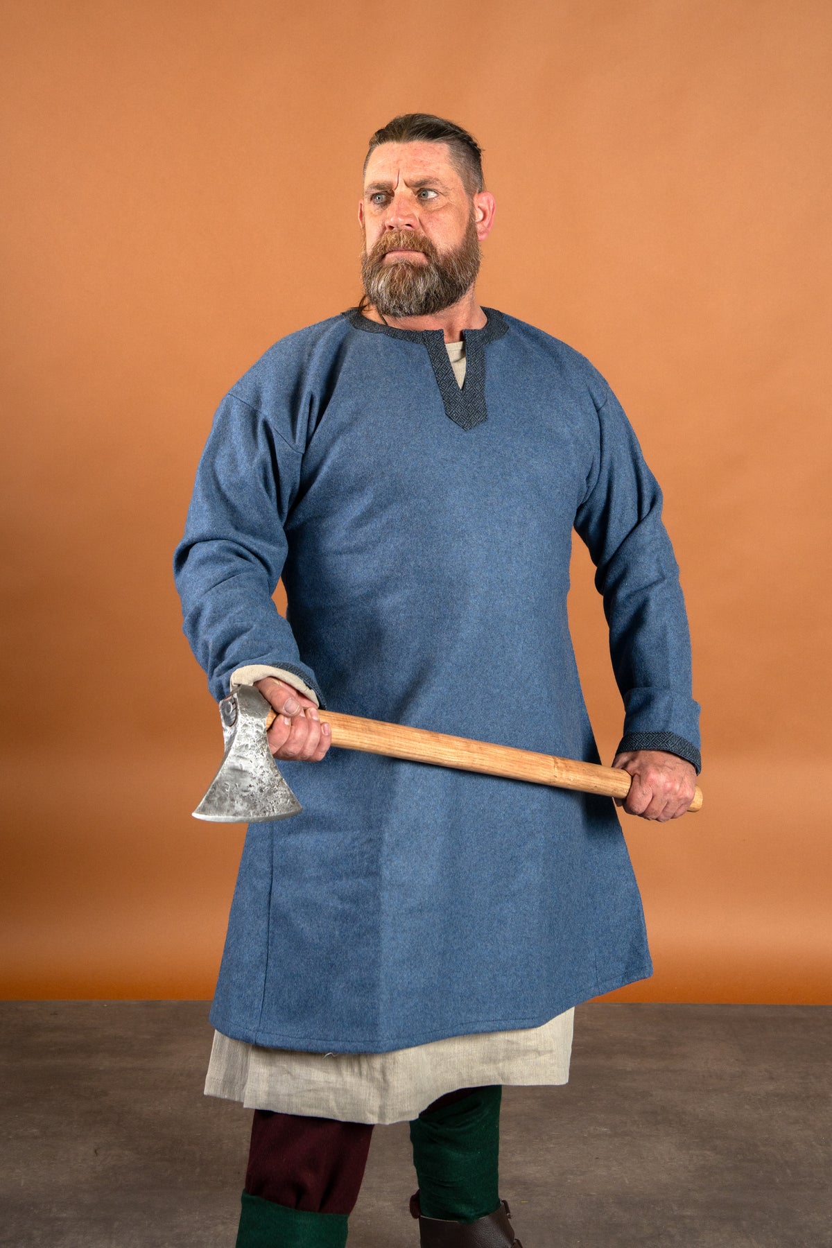 Viking undertunic Viborg, linen, natural