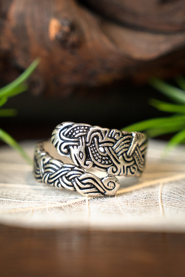 Vikingring Isle of Man, försilvrad brons