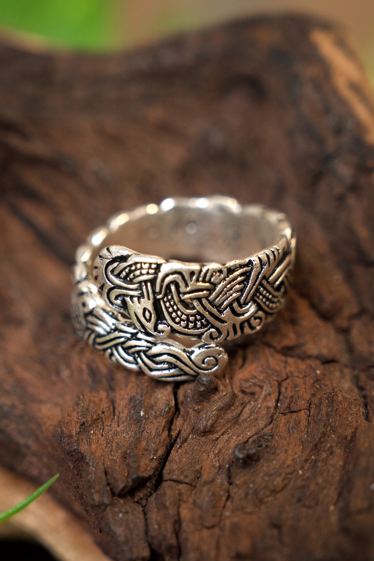 Vikingring Isle of Man, försilvrad brons