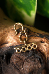 Viking jewelry divider, bronze